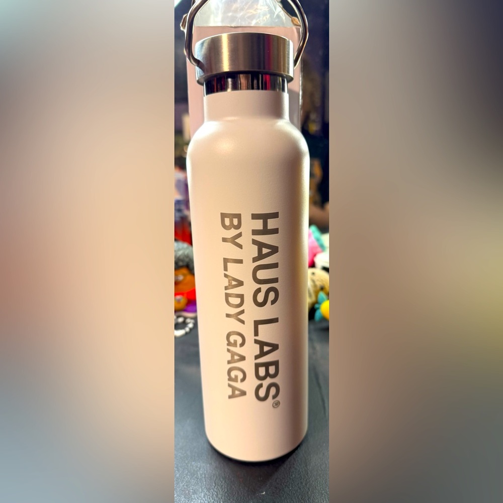 NWT AND RARE!! Haus Labs White Water Bottle